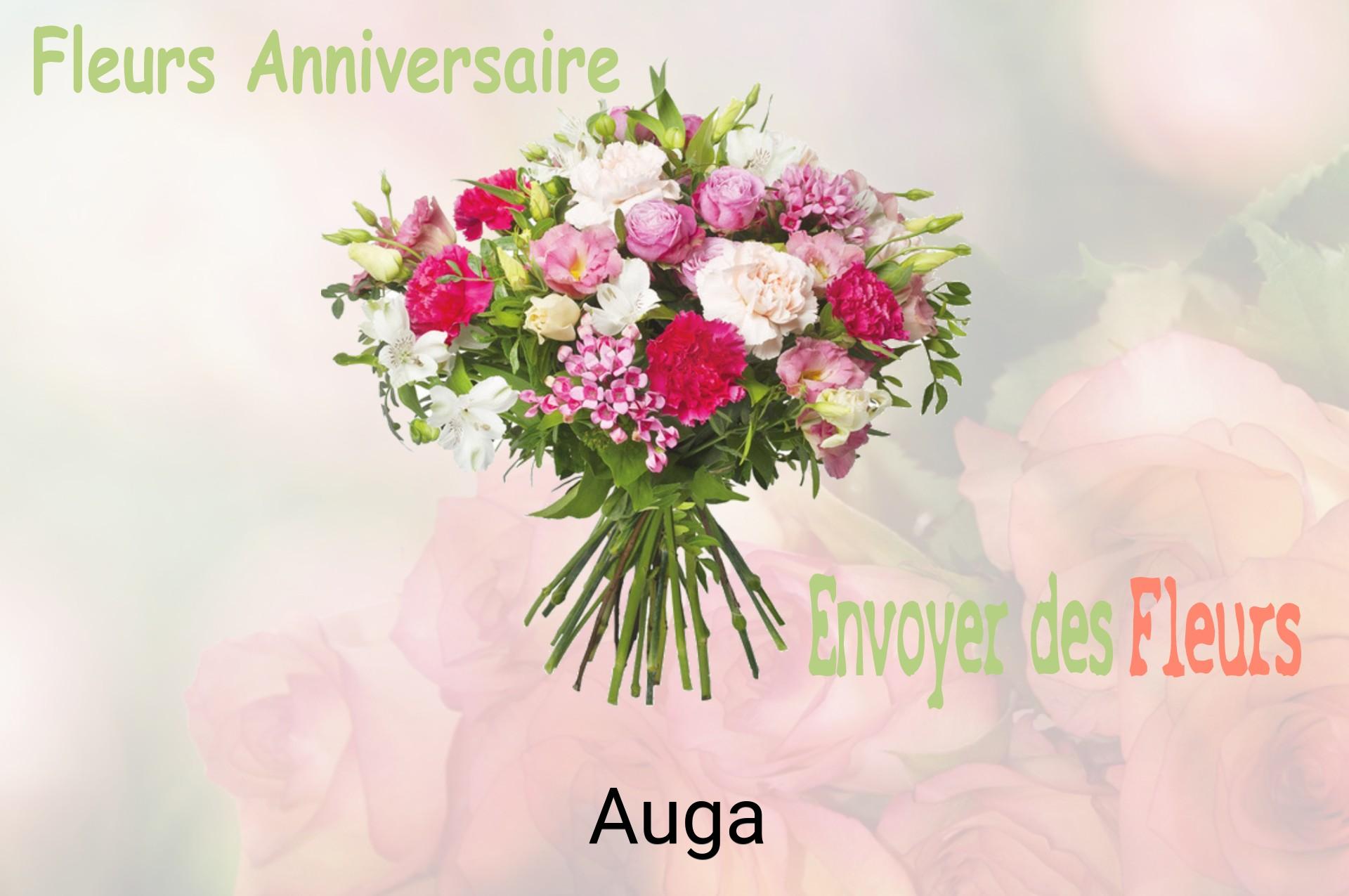Bouquet de fleurs d’anniversaire livré à Auga